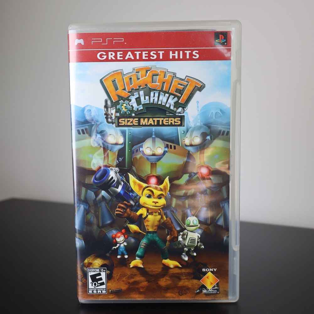 Ratchet and Clank: Size Matters (Sony PSP, 2007) CIB Tested and Working Game